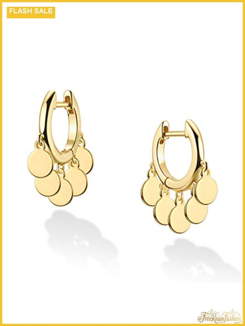 14K Gold Plated Huggie Hoop Earrings Small Dainty Hypoallergenic Gift for Women